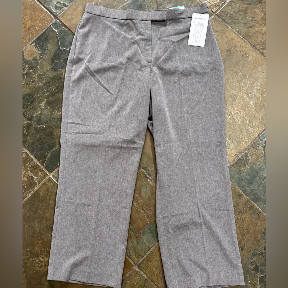 Sag Harbor Gray Stretch Pants